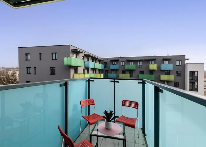 Kolorowe Balkony Czyzewskiego 3 아파트 크라쿠프